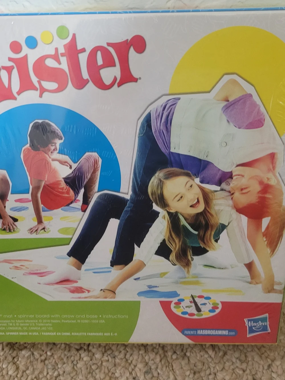 Hasbro Twister Party Game — Red, Blue, Yellow, Green
